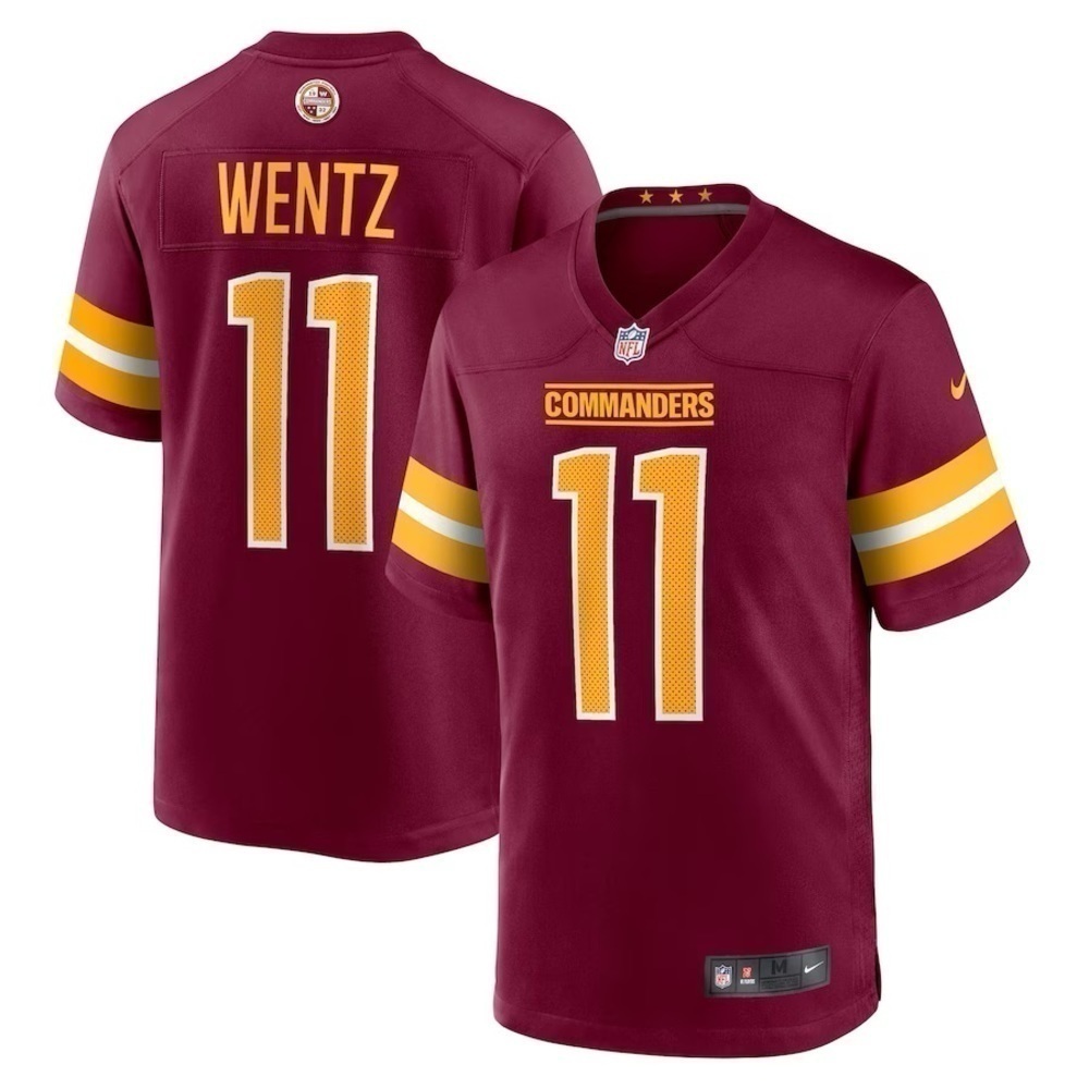 Nike Commanders Carson Wentz jersey
